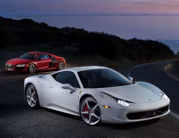 Audi R8 V10, Ferrari 458 Italia