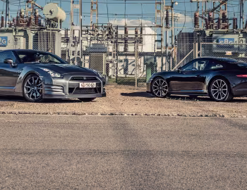 Porsche 911 Carrera Coupe, Nissan GT-R