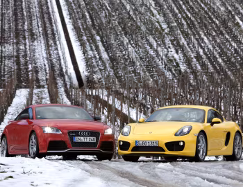 Audi TT RS Coupe, Porsche Cayman S