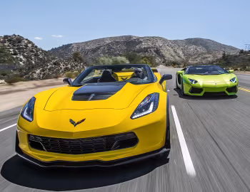 Chevrolet Corvette Stingray Convertible, Lamborghini