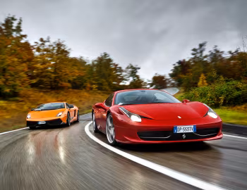 Lamborghini Gallardo LP 570-4 Superleggera, Ferrari 458 Italia