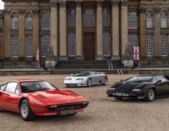 Bugatti EB110, Lamborghini Countach, Ferrari 308 GTB