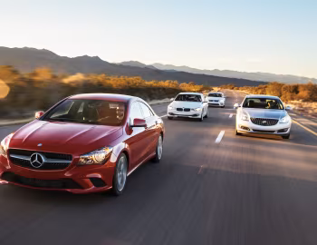 Buick Regal, Volkswagen CC R-Line, BMW 3 Series Sedan, Mercedes-Benz CLA-Klasse