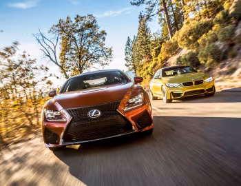 Lexus RC F, BMW