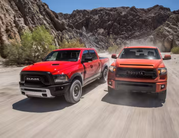 Toyota Tundra TRD Pro CrewMax Cab, Ram 1500 Rebel Crew Cab