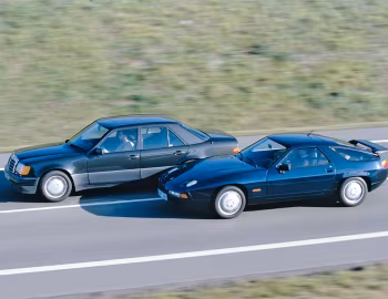 Porsche 928, Mercedes-Benz E-Klasse Limousine