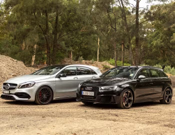 Audi RS 3 Sportback, Mercedes-Benz
