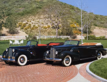 1939 Packard Twelve Convertible Sedan & Cadillac V16 Convertible Sedan