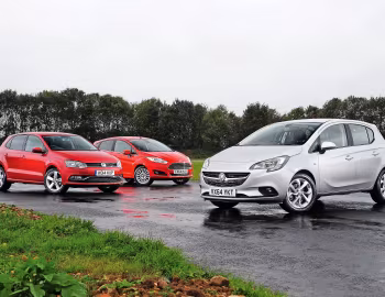 Vauxhall Corsa, Volkswagen Polo 5-door, Ford Fiesta 5-door
