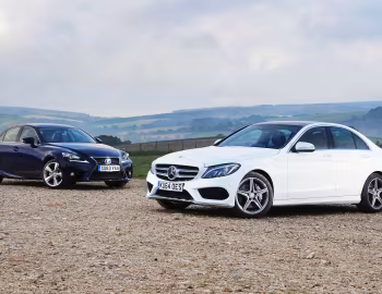 Lexus IS 300h, Mercedes-Benz C 300 BlueTec Hybrid AMG Line