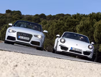 Porsche 911 Carrera 4S Cabriolet, Audi RS 5 Cabriolet