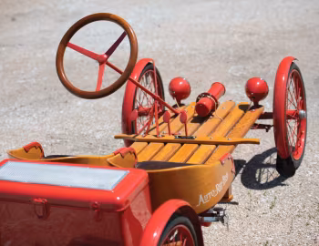 Interior 1924 Red Bug Buckboard Motorette