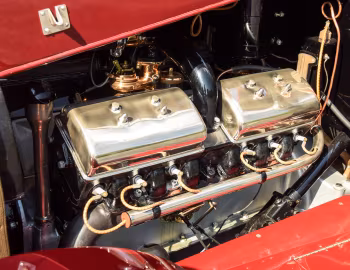 Sob o capô 1921 Heine-Velox V-12 Limousine
