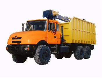 Металловоз Урал 4320-48 с краном-манипулятором ОМТЛ-97