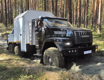УЗСТ-483F-13 на шасси Урал-4320-6952-13 "Урал Next CNG" с КМУ АНТ 4.4-1 '2016–н.ч.
