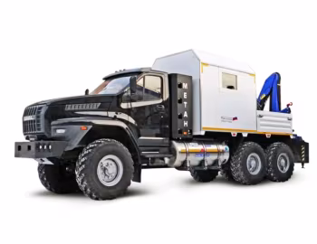 УЗСТ-483F-13 на шасси Урал-4320-6952-12 "Урал Next CNG+LNG" с КМУ АНТ 4.4-1 '2016–17