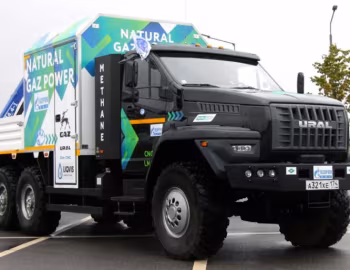 УЗСТ-483F-13 на шасси Урал-4320-6952-12 "Урал Next CNG+LNG" с КМУ АНТ 4.4-1 '2016–17
