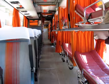 Interior Van Hool TG 821 Alligator "Jumbulance" Mk IX (AC26DLt) '10.1985