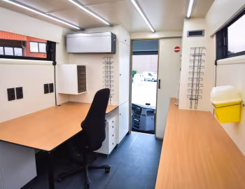 Інтэр'ер Van Hool TX15 Alicron mobile medical office [Belgium] '2019