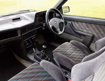 Interior Vauxhall Astra GTE '1984–91
