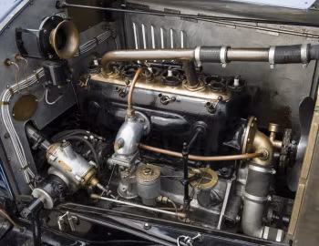 Sob o capô Vauxhall E-Type 30-98 Tourer by Mann Egerton '1921