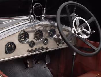 Painel frontal Vauxhall OE-Type 30/98 Velox Tourer '1926–27