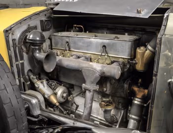 Sob o capô Vauxhall OE-Type 30/98 Velox Tourer '1926–27