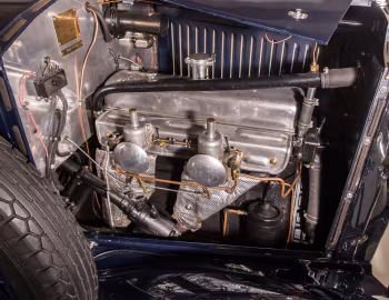 Sob o capô Vauxhall R-Type 20/60 Hurlingham Speedster '1928