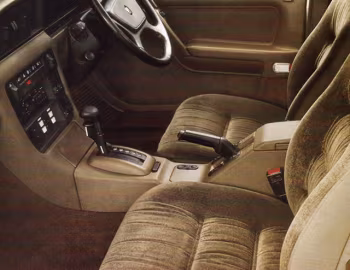 Interior Vauxhall Senator '1987–93