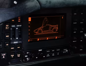 Комбинация приборов 1993 Vector W8 (#016) '1992