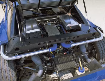 Sob o capô Venturi 400 GT Challenge '1997
