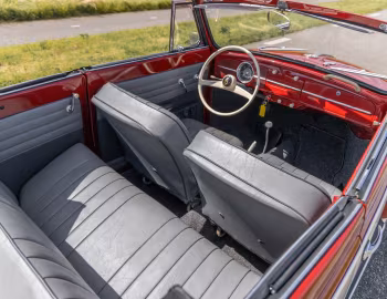 Interior 1958 Volkswagen Karmann Cabriolet