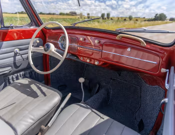 Interior 1958 Volkswagen Karmann Cabriolet