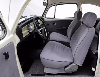 Interior 1969 Volkswagen Deluxe 2-door Sedan [North America] (Type 1) '1968–69