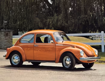 1973–77 Volkswagen Super Beetle 2-door Sedan [UK-spec] (Type 1) '1972–????