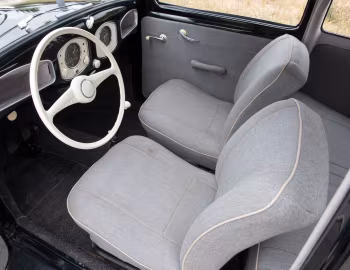 Interior 1951 Volkswagen 1100 Deluxe 2-door Sedan (Type 1) '01–12.1951