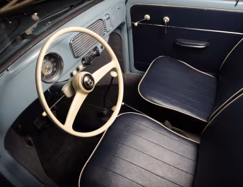 Interior 1956–57 Volkswagen 2-door Sunroof Sedan [North America] (Type 1)