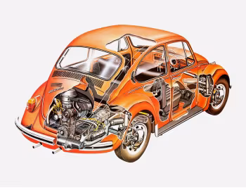 1971 Volkswagen Beetle 2-door Sedan [UK-spec] (Type 1) '1970–71