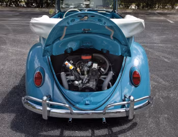 Bajo el capó 1963 Volkswagen Beetle Cabriolet [North America] (Type 1)