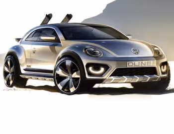 Boceto Volkswagen Beetle Dune Concept '01.2014