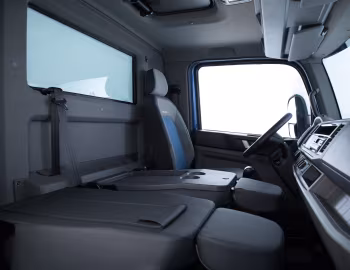Interior Volkswagen e-Delivery 4×2 Prototype '10.2017
