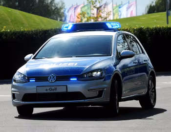 Volkswagen e-Golf Polizei '2014–17