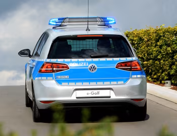 Volkswagen e-Golf Polizei '2014–17