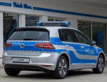 Volkswagen e-Golf Polizei '2014–17