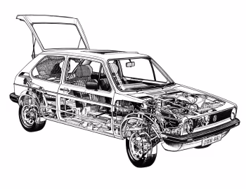 Volkswagen Golf 3-door [UK-spec] (Typ 17) '1978–83
