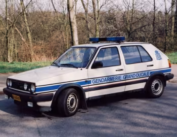 Volkswagen Golf GTI 5-door Gendarmerie [Luxembourg] (Typ 1G) '1987–92