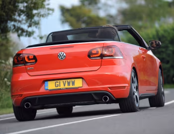 Volkswagen Golf GTI Cabriolet [UK-spec] (Typ 5K) '2012–15