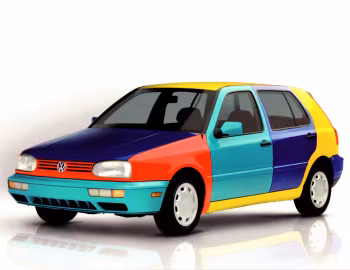 1996 Volkswagen Golf "Harlequin" [North America] (Typ 1H) '1996