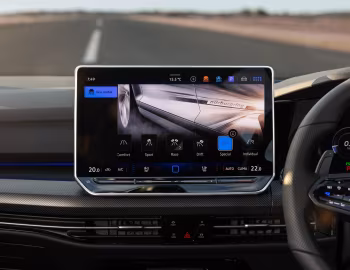 Interior Volkswagen Golf R "Black Edition" [Australia] '2025–pr.