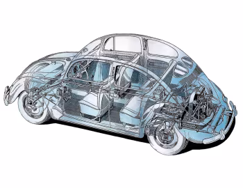 1952 Volkswagen 1100 Standard 2-door Sedan [EU-spec] (Typ 1)